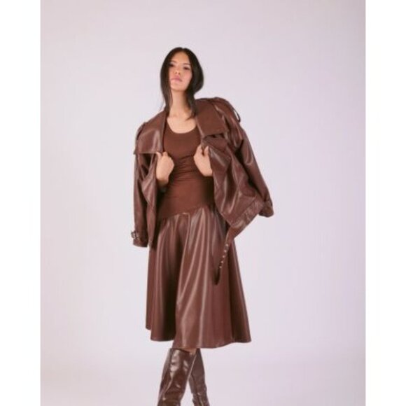 Mariandree Gaitan Giorgia Jacket in Brown - Picture 2 of 5